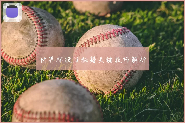 世界杯投注秘籍关键技巧解析