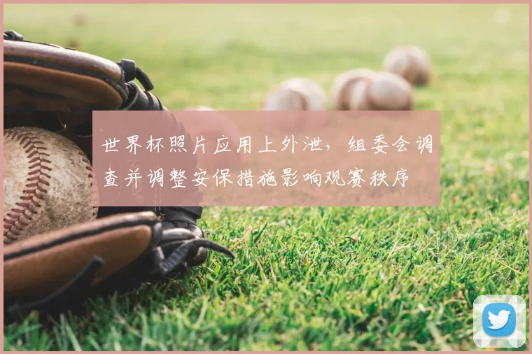 世界杯照片应用上外泄,组委会调查并调整安保措施影响观赛秩序